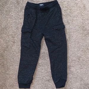 Boys black joggers